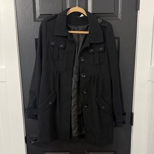 H&M Black Trench Coat